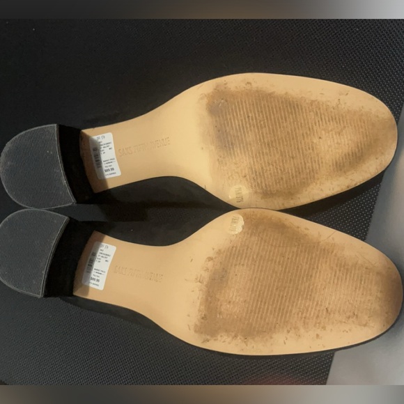 SAKS 5th Avenue Black Suede Heels - Picture 7 of 7